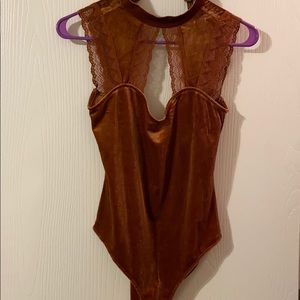 Bronze bodysuit